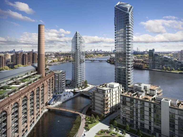 Luxury new apartments released at Lots Road Power Station, which once powered the London Underground network in Chelsea